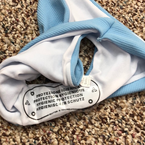 Blue Triangle Top Bikini Set - Picture 7 of 7